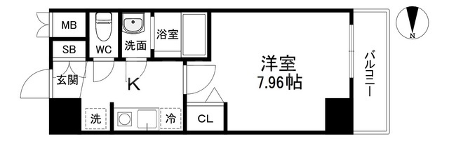 ラヴィータ難波元町の間取り