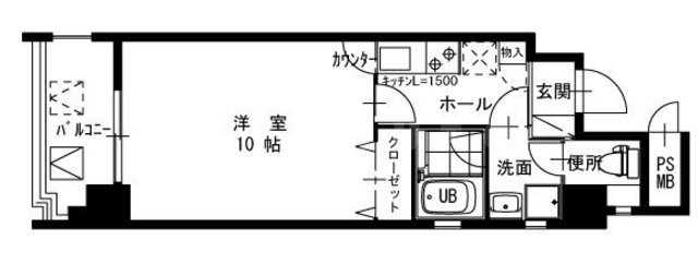 キャナルコート内久宝寺の間取り