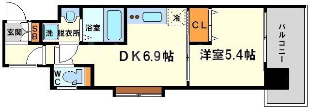 Ｇramercy Juso-higashi 3rdの間取り