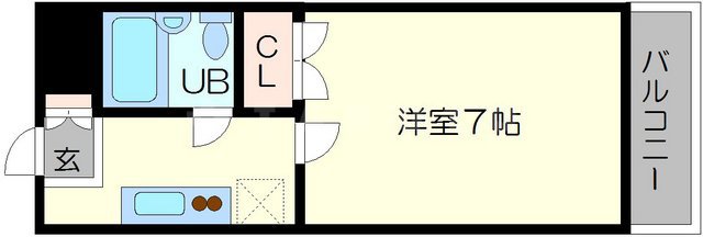 柴島の完工年月(1992年4月)築の賃貸マンションの間取り