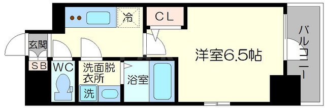 エスリード新北野グランリンクの間取り
