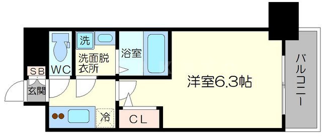 エスリード新北野グランリンクの間取り