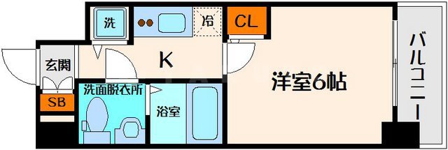 エスリード大阪城の間取り
