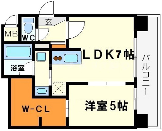 CITY SPIRE十三東の間取り