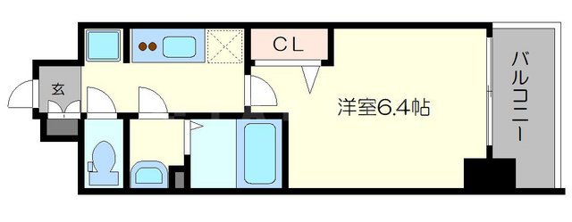 プレサンス淡路駅前の間取り