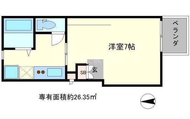アルモニー下新庄の間取り