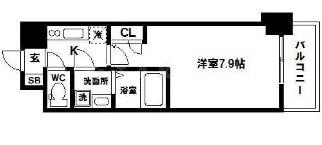 アーデン谷町の間取り