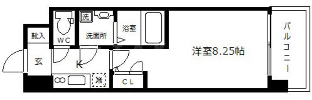 アーデン谷町の間取り
