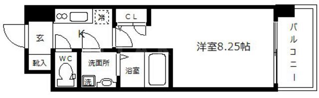 アーデン谷町の間取り