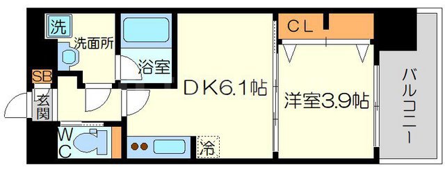 プレジオ十三の間取り