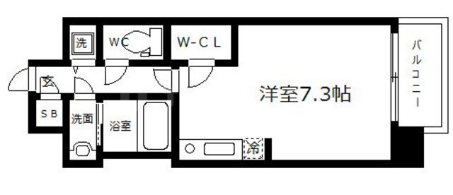 BLAU本町東（旧BPRレジデンス本町東）の間取り