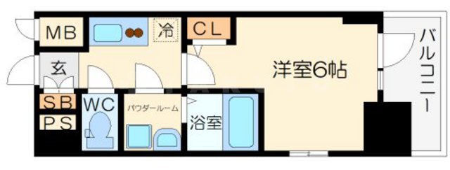 エスリード大阪シティノースの間取り