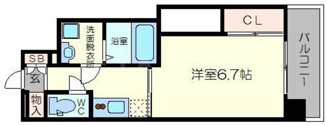 ファーストフィオーレ本町イーストの間取り