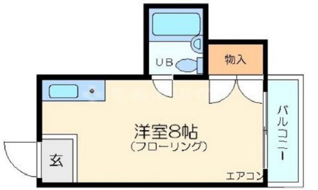 東三国の完工年月(1989年3月)築の賃貸マンションの間取り