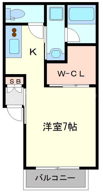 モノトーン神崎川の間取り