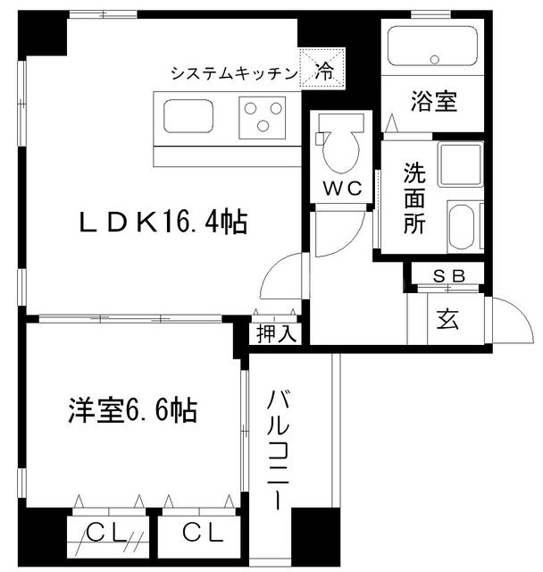 パルム新三国の間取り
