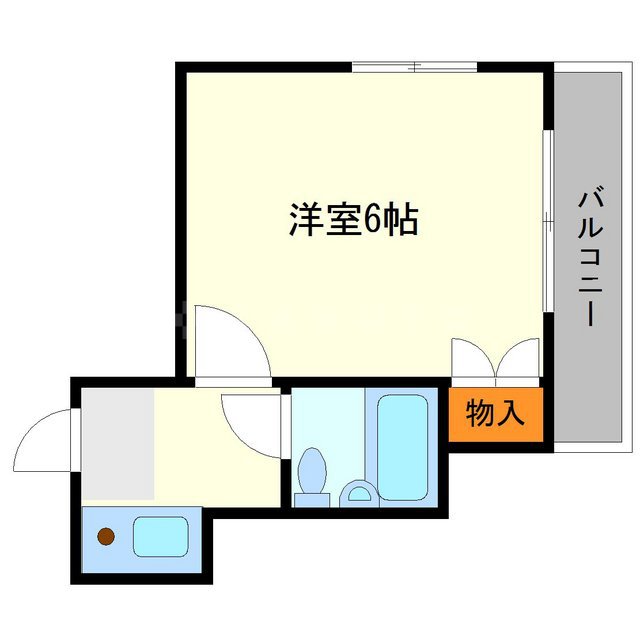 東三国の完工年月(1987年9月)築の賃貸マンションの間取り