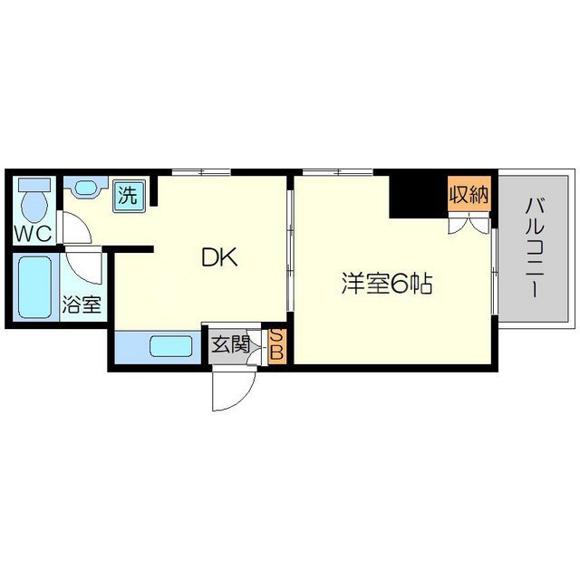 ISハイツ新大阪の間取り