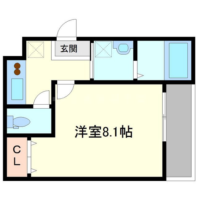 フジパレス新高Ⅱ番館の間取り