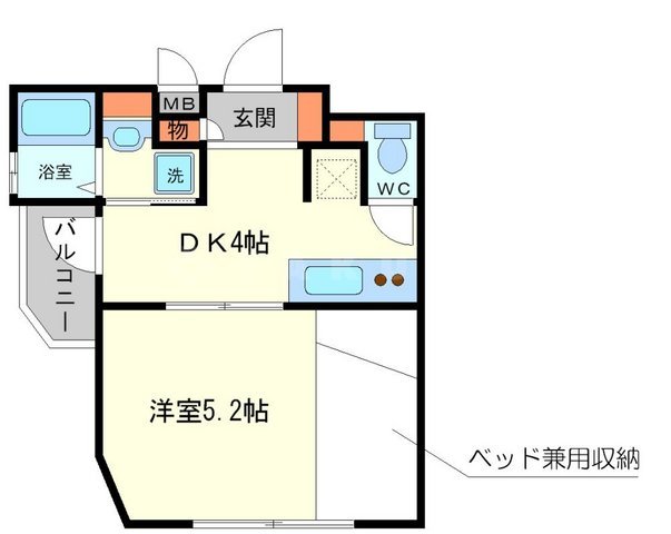 ミックコート東三国の間取り