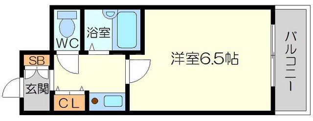 第5国本エレガンス新大阪の間取り