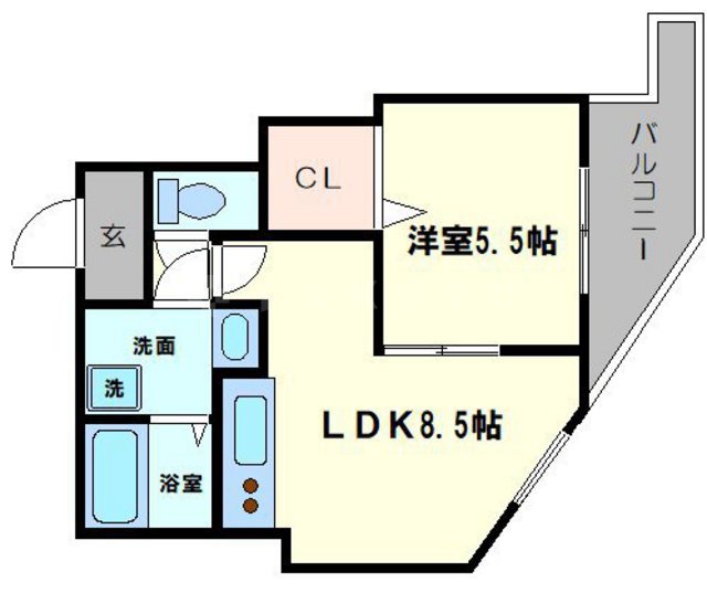 Capricornの間取り