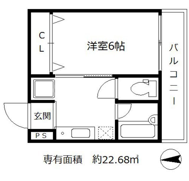 ネクスプロス天六の間取り