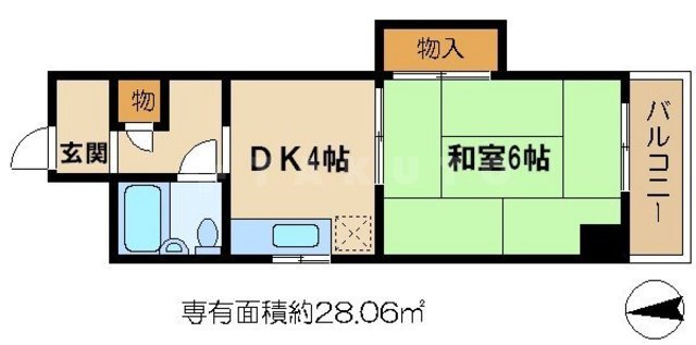 シティハイツ雅の間取り
