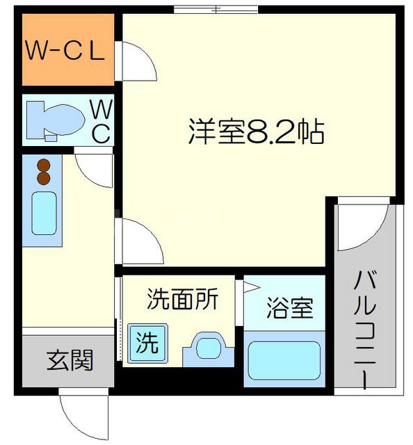 フジパレス西淡路Ⅱ番館の間取り