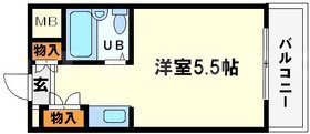 朝日プラザ新大阪アネックスの間取り