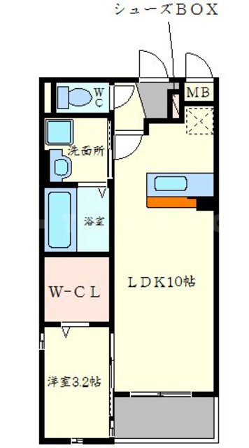 ルボアール箕面C棟の間取り
