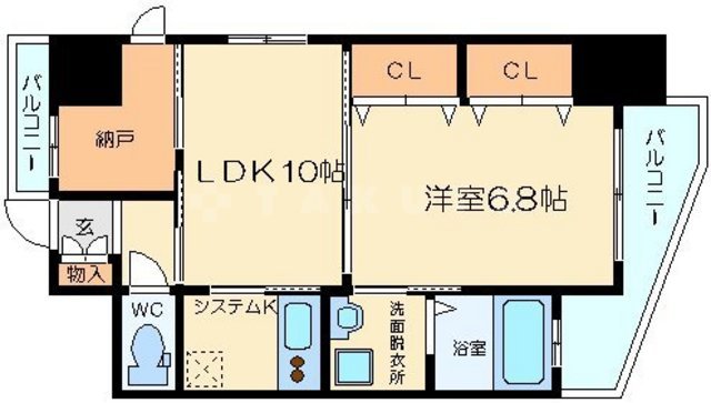 アーバンテラス新大阪の間取り