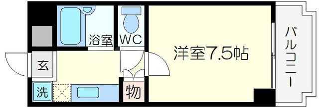 ジャルダン新大阪の間取り