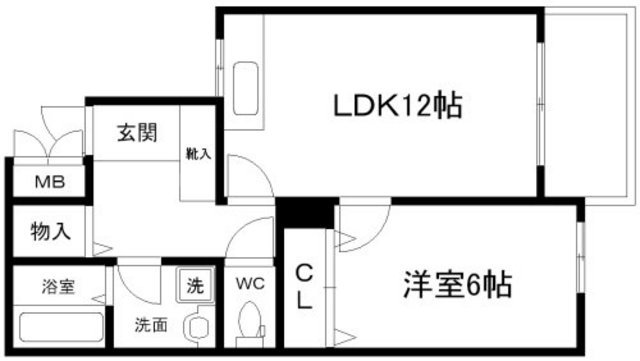 東三国の完工年月(1992年4月)築の賃貸マンションの間取り