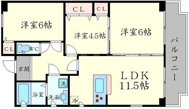 壱番館の間取り