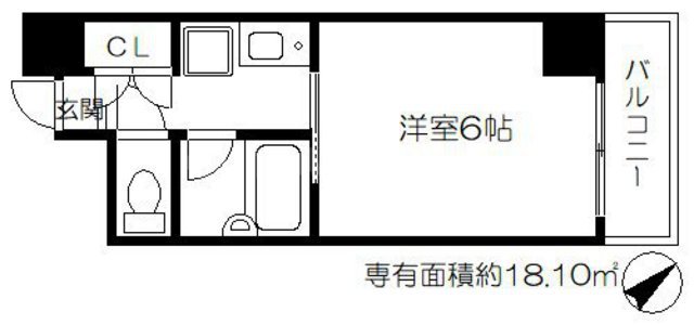 セレッソコート梅田東の間取り