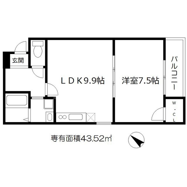Maison Deuxiemeの間取り