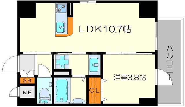 アヴニール東三国の間取り