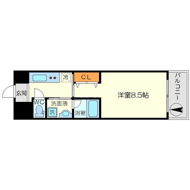 アネシス新大阪の間取り
