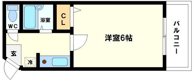 エストゥーディオ・コーモドの間取り
