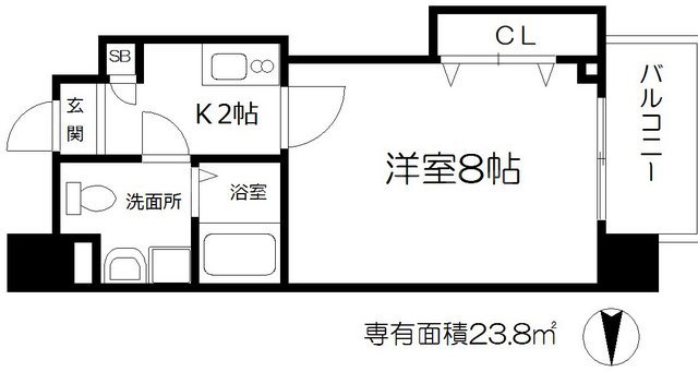 サウスヒルズ長柄の間取り
