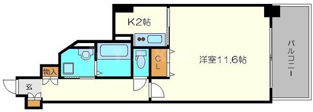 KAISEI北梅田の間取り
