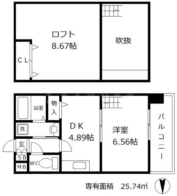 グレース黒崎の間取り