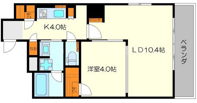 ゲートコート東三国の間取り
