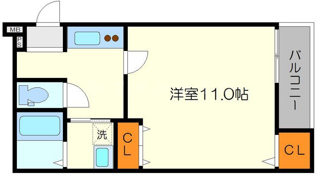 フジパレス三国本町の間取り