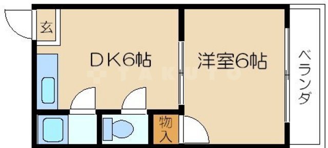 花ハイツの間取り