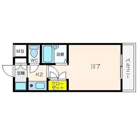 サントレノ箕面の間取り