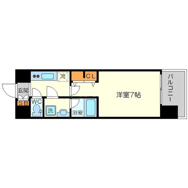 スプランディッド三国Ⅱの間取り