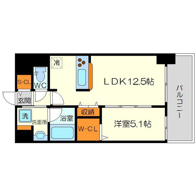 プログレッセ新大阪の間取り