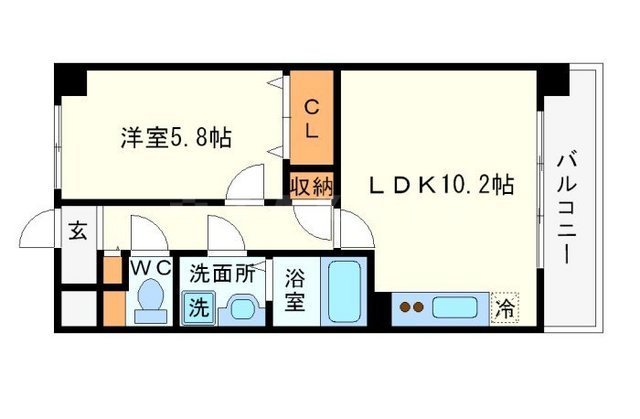 ベロクオーレ三国の間取り